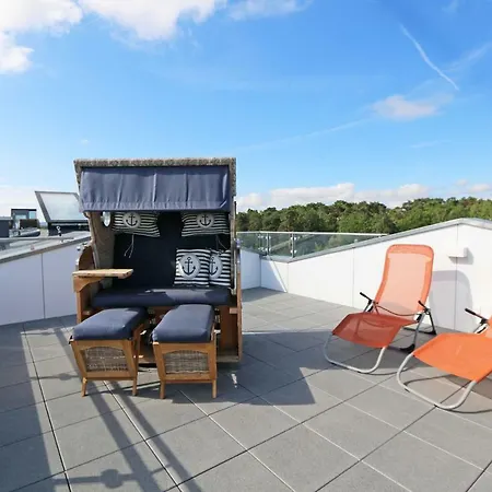 شقة Haus Granitz Whg. 5.3 Mit Dachterrasse Und Sauna
